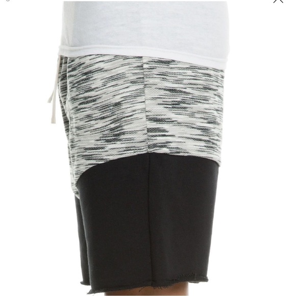 Pink Dolphin Marble Weave Sweat Shorts Men's Large in Grey - Picture 2 of 10